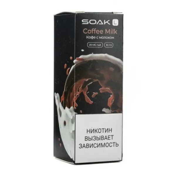 Жидкость SOAK L Coffe Milk 30 мл в Уфе
