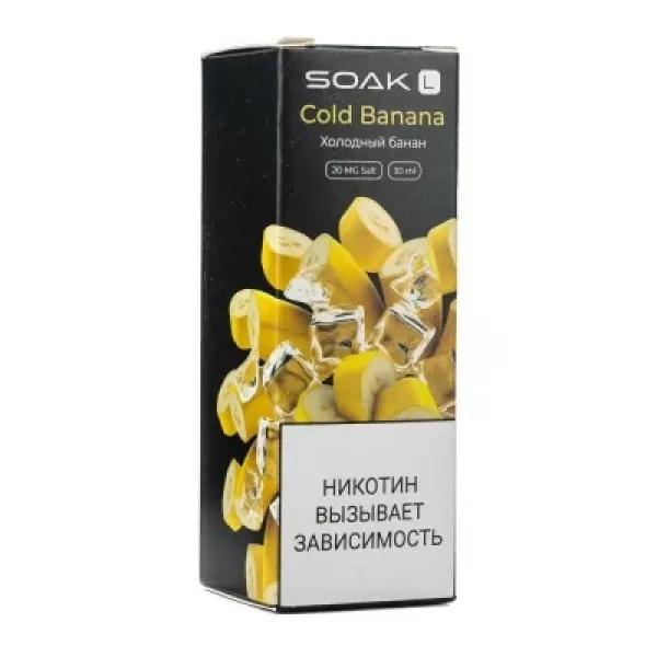 Жидкость SOAK L Cold Banana 30 мл в Уфе