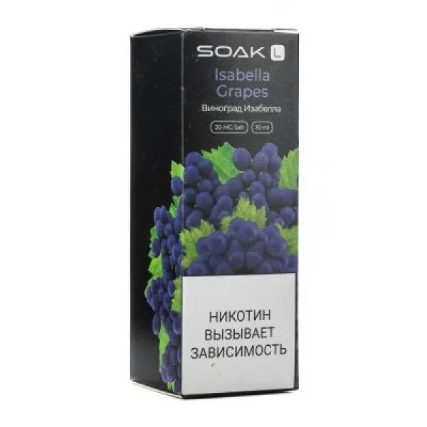 Жидкость SOAK L Isabella Grapes 30 мл в Уфе