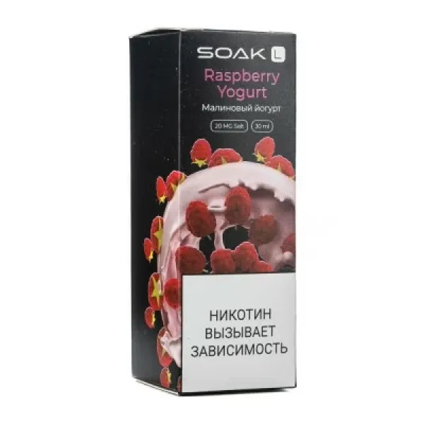 Жидкость SOAK L Raspberry Yogurt 30 мл в Уфе