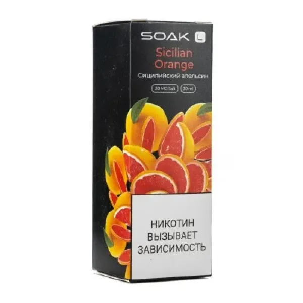 Жидкость SOAK L Sicilian Orange 30 мл в Уфе