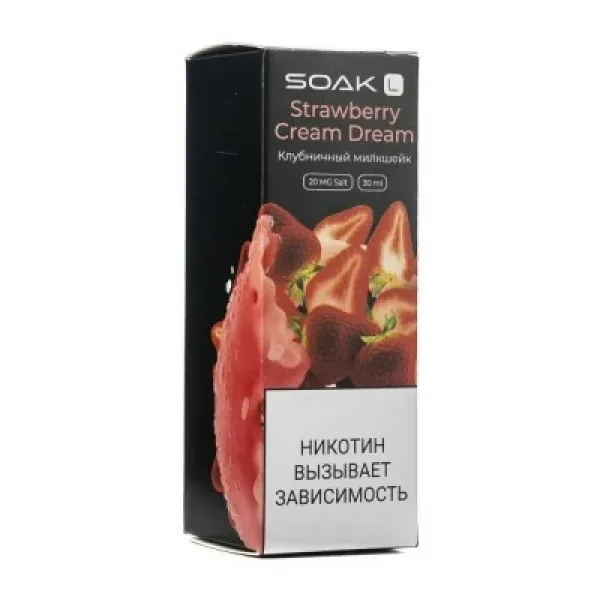 Жидкость SOAK L Strawberry Cream Dream 30 мл в Уфе