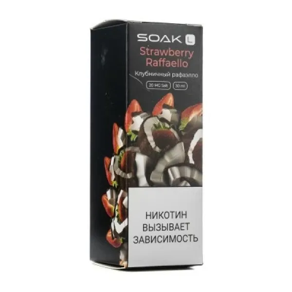 Жидкость SOAK L Strawberry Raffaello 30 мл в Уфе