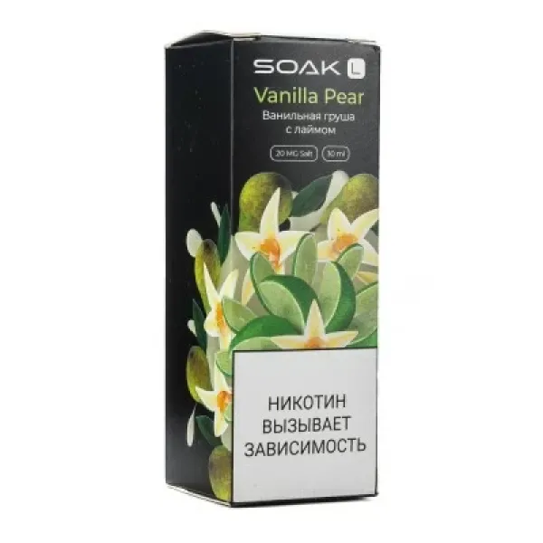 Жидкость SOAK L Vanilla Pear 30 мл в Уфе