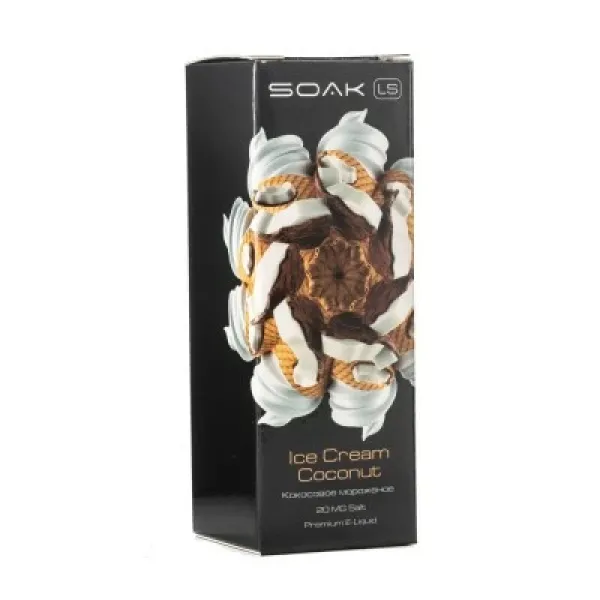 Жидкость SOAK LS Ice Cream Coconut 30 мл в Уфе
