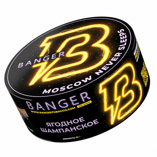 Табак Banger Moscow never sleeps (Уфа никогда не спит) 100 гр в Уфе