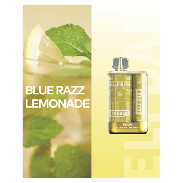 Elfbar TE5000 Blue Razz Lemonade, 5000 тяг в Уфе