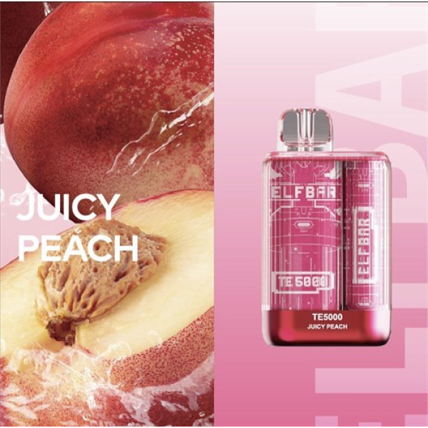 Elfbar TE5000 Juicy Peach, 5000 тяг в Уфе