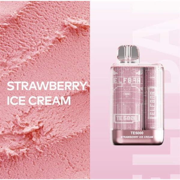 Elfbar TE5000 Strawberry Ice Cream, 5000 тяг в Уфе
