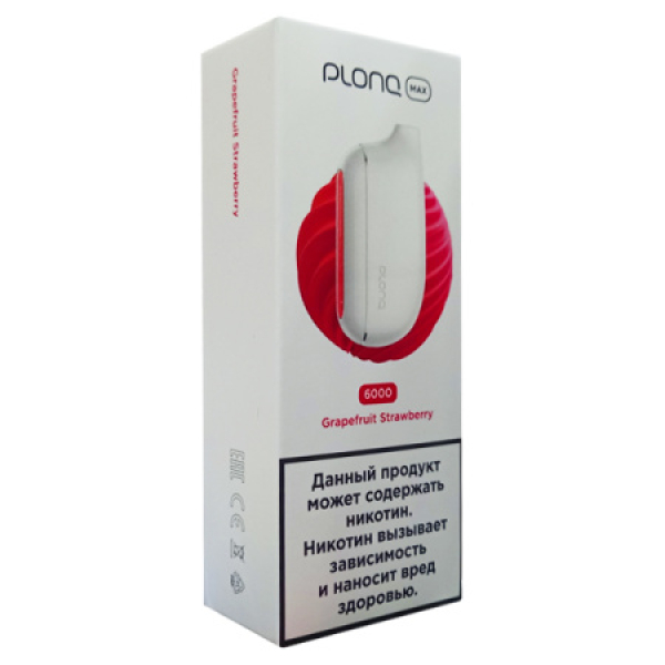 Plonq Max Grapefruit Strawberry 6000 тяг в Уфе
