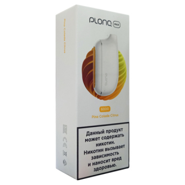 Plonq Max Pina Colada Citrus 6000 тяг в Уфе