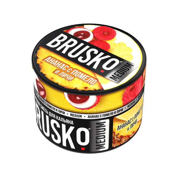Смесь Brusko Ананас с помело и личи 50 гр в Уфе