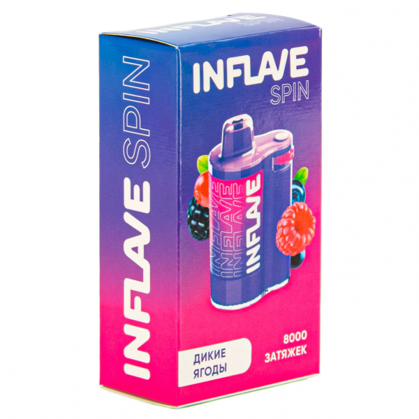 INFLAVE SPIN Дикие ягоды (8000 затяжек) в Уфе