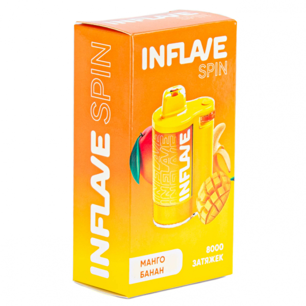 INFLAVE SPIN Манго банан (8000 затяжек) в Уфе