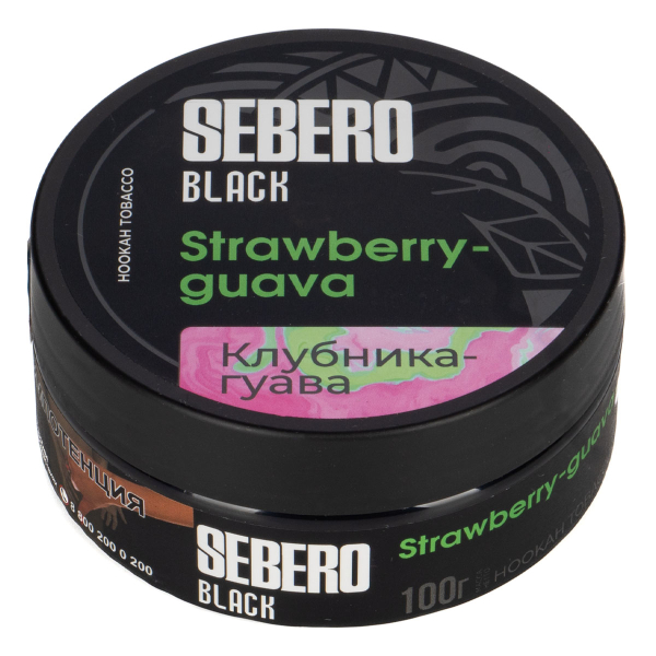 Табак Sebero Black Strawberry Guava  100 грамм в Уфе