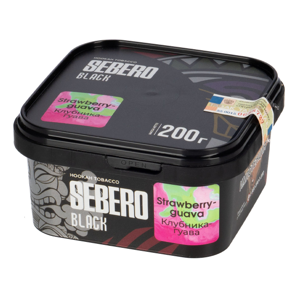 Табак Sebero Black Strawberry Guava  200 грамм в Уфе