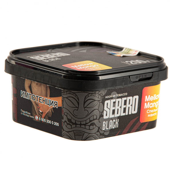 Табак Sebero Black Mellow Mango  200 грамм в Уфе