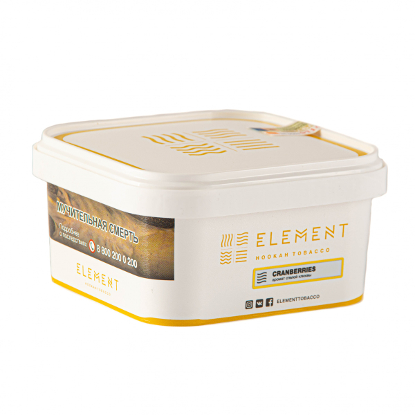 Табак Element ВОЗДУХ Cranberries  200 грамм в Уфе