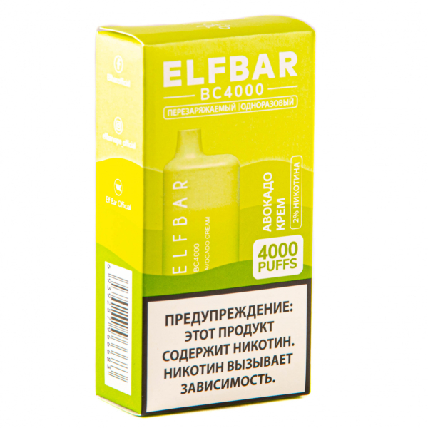 ELF BAR Avocado Cream (4000 затяжек) 20 мг в Уфе