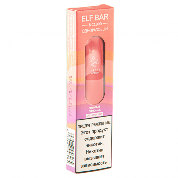 ELF BAR NC Pink Lemonade (1800 затяжек) 20 мг в Уфе
