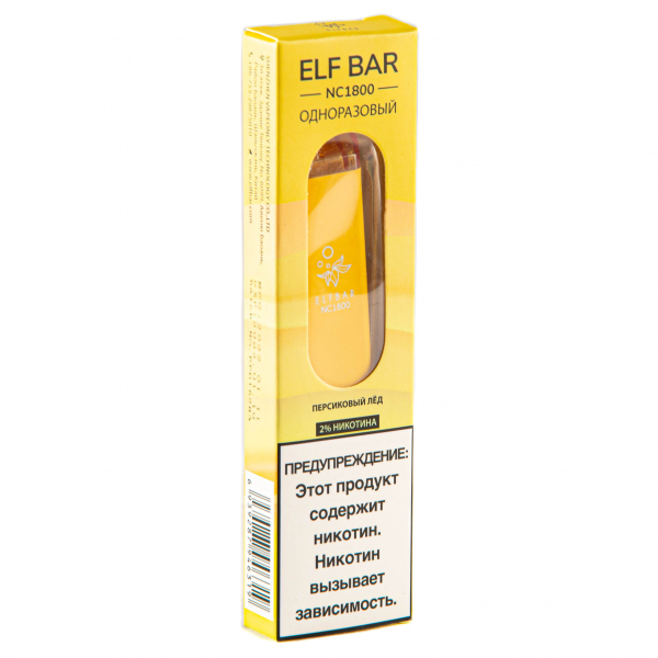 ELF BAR NC Peach Ice (1800 затяжек) 20 мг в Уфе