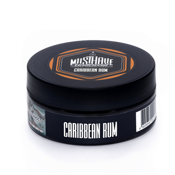 Табак MUST HAVE CARIBBEAN RUM  125 грамм в Уфе