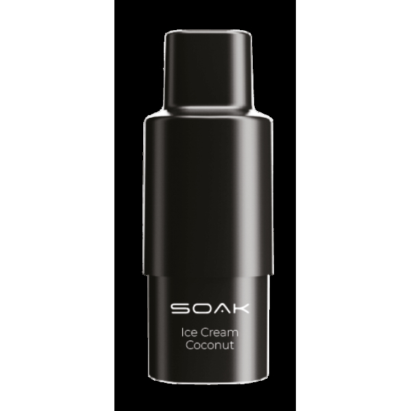 Картридж SOAK Q Кокосовое мороженое (1500 затяжек) в Уфе