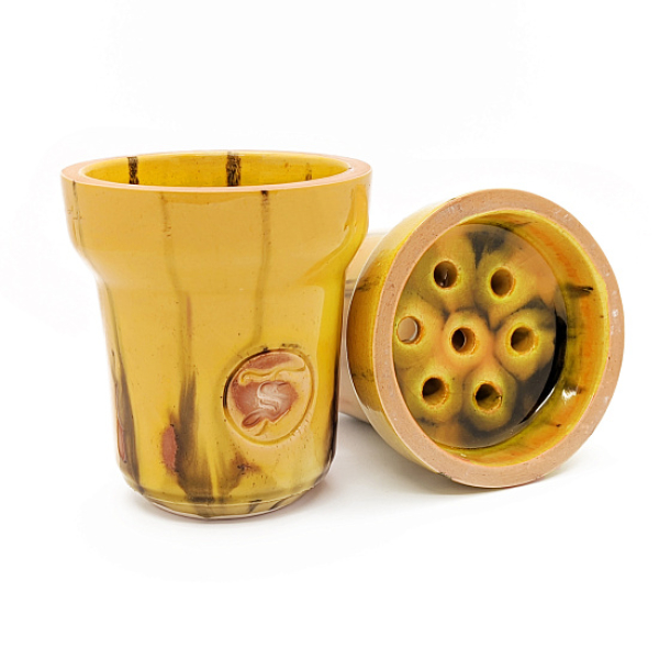 Чаша St Bowls Classic Glaze желтая с полосками в Уфе