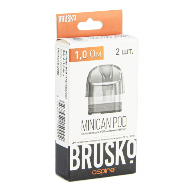 Картридж Brusko Minican прозрачный (2шт.) 0,8 в Уфе