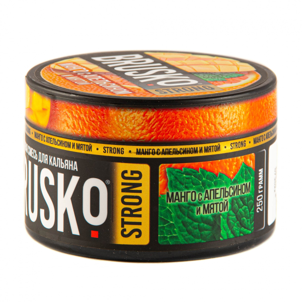 Смесь Brusko Strong манго с апельсином и мятой  250 гр в Уфе