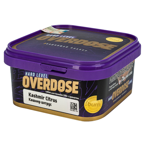 Табак Overdose Kashmir Citrus  200 грамм в Уфе
