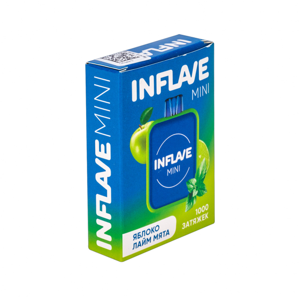 Inflave Mini Яблоко Лайм Мята (1000 Затяжек) в Уфе