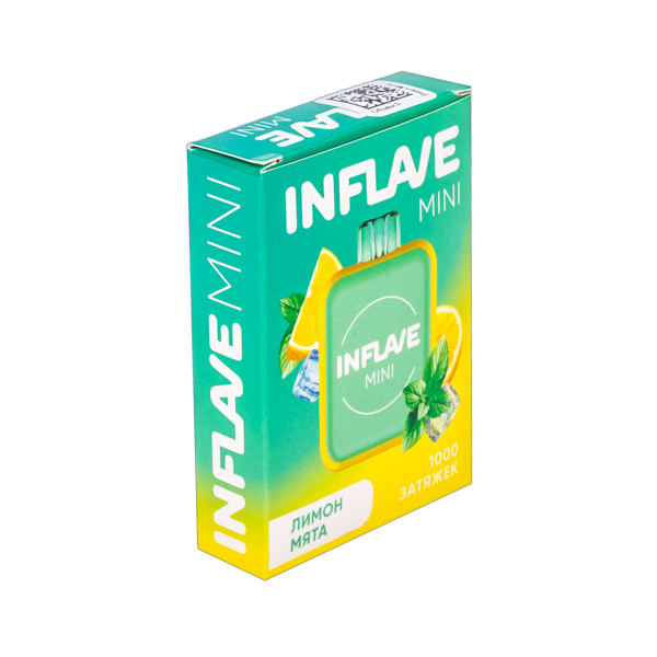 Inflave Mini Лимон Мята (1000 Затяжек) в Уфе