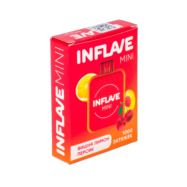 Inflave Mini Вишня Персик Лимон (1000 Затяжек) в Уфе