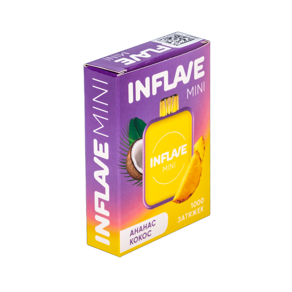 Inflave Mini Ананас Кокос (1000 Затяжек) в Уфе