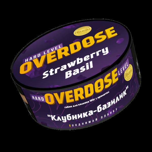 Табак Overdose Strawberry Basil  100 грамм в Уфе