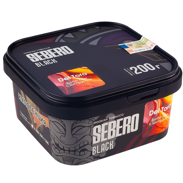 Табак Sebero Black Del Toro  200 грамм в Уфе