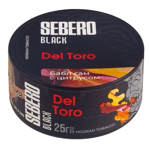 Табак Sebero Black Del Toro  25 грамм в Уфе