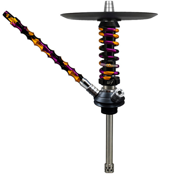 Кальян Mamay Custom Coilovers Micro Черный Пурпурно-Золотой Камуфляж  в Уфе
