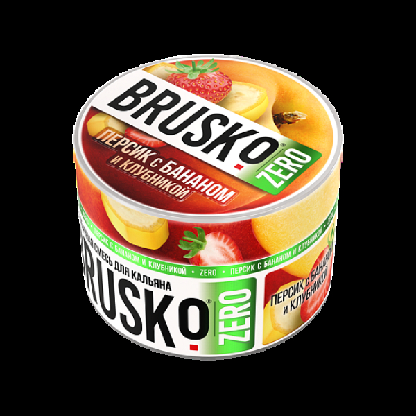 Смесь Brusko Персик С Бананом И Клубникой (Zero)  50 гр в Уфе