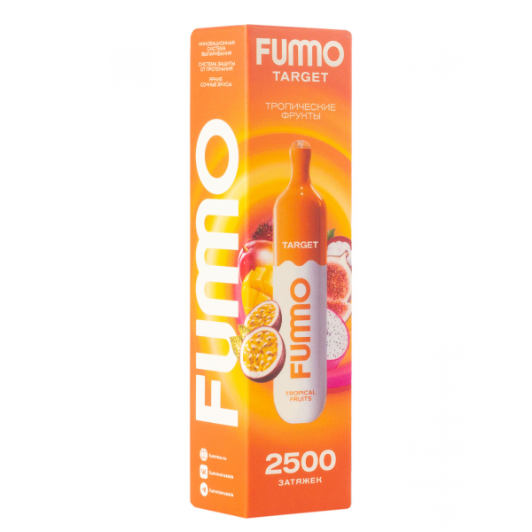 Fummo Target Тропические Фрукты (2500 Затяжек) в Уфе