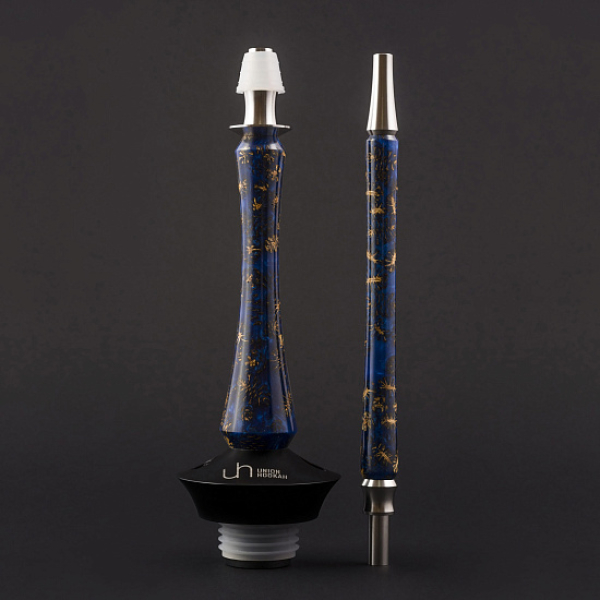 Кальян Union Hookah Sleek Акрил С Шишками Синий  в Уфе