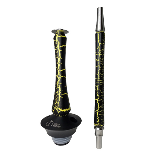 Кальян Union Hookah Sleek Кракле Желтый  в Уфе