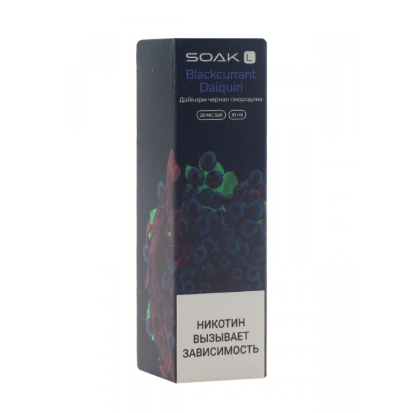 Жидкость Soak Blackcurrant Daiquiri 10 Мл 2 Мг в Уфе