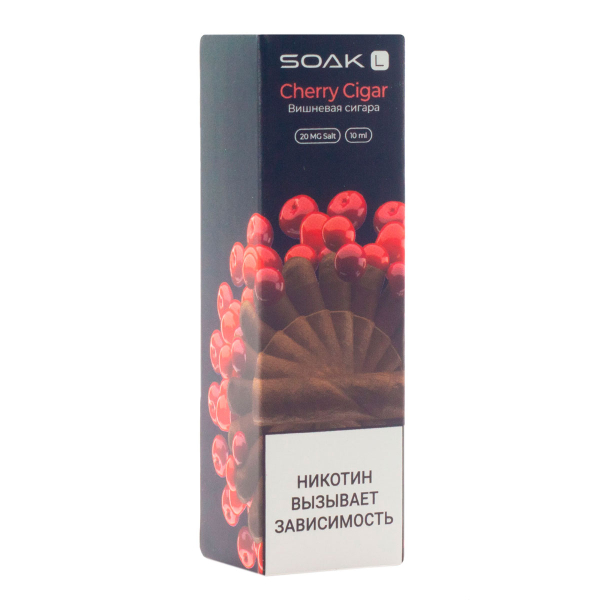 Жидкость Soak Cherry Cigar 10 Мл 2 Мг в Уфе