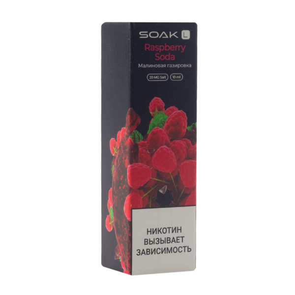 Жидкость Soak Raspberry Soda 10 Мл 2 Мг в Уфе