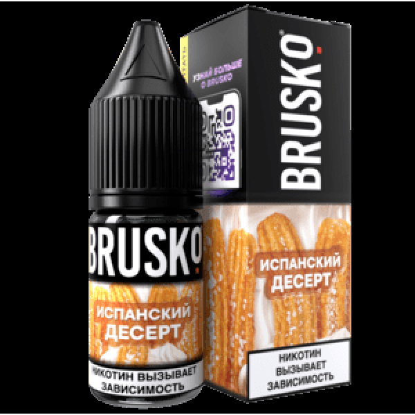 Жидкость Brusko Salt Испанский Десерт 10 Мл 2 Мг в Уфе