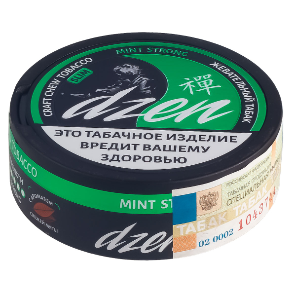 Жевательный табак Dzen Strong Slim Mint 9 грамм в Уфе