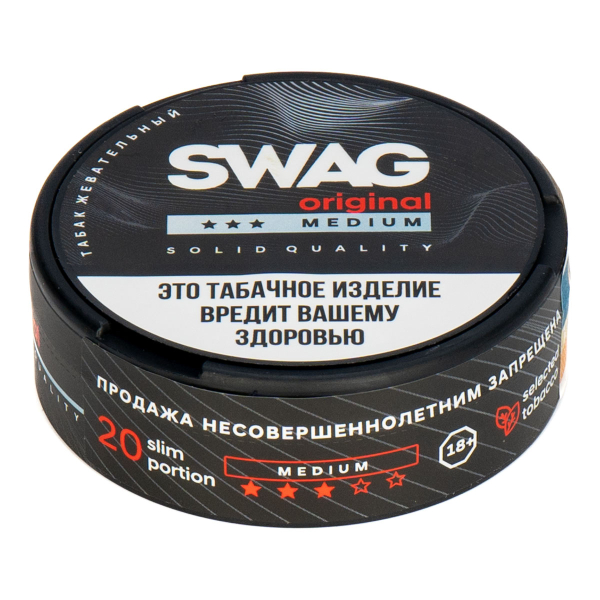 Жевательный табак Swag Medium Original 10 грамм в Уфе
