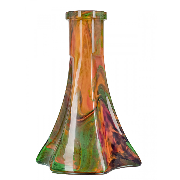 Колба Vessel Glass Пирамида Зелёно-Красный Мрамор в Уфе